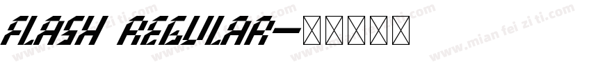 Flash Regular字体转换